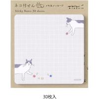 付せん紙　ボールと　ネコ柄　１セット（１０冊入）