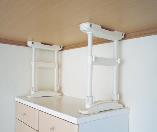 家具転倒防止圧着Ｗポール　Ｌ