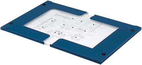 図面ファイルＧＳ　Ａ１　３つ折　青
