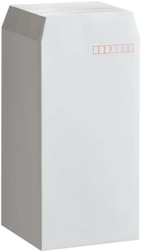 ソフトカラー封筒　長３　ホワイト　１００枚入