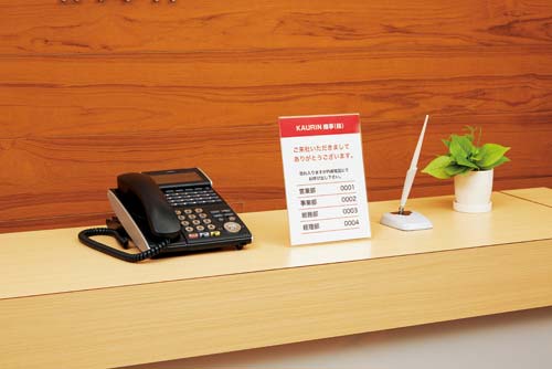サインホルダーＡ５　片面用　縦　１２個入