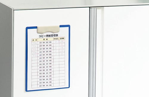 マグネット用箋挟Ｎｏ．２２０ＭＧ　ブルー