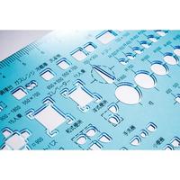 テンプレート　室内レイアウト定規