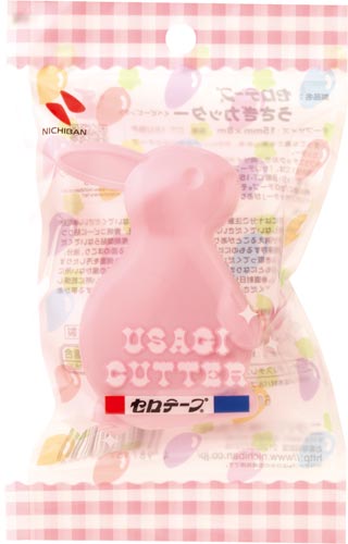 セロテープ　うさぎカッター　ベビーピンク　５セット