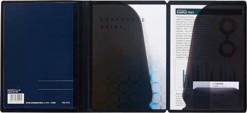 キャンパス書類収容カバーノート　Ａ５ノート用　黒