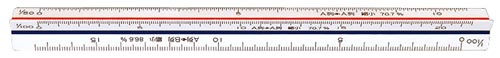 三角スケール　Ｃ－１５　１５ｃｍ　縮小コピー用