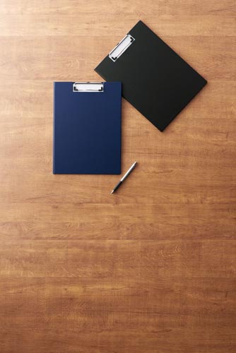 クリップボード（カバー付）　黒