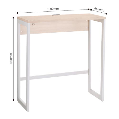 リスムハイデスクＷ１０００　白脚　ナチュラル