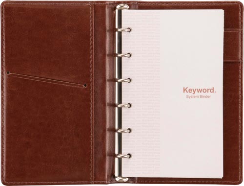 キーワード　ポケットシステム手帳　ブラック