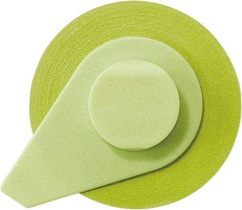 テープノクリップフセン　リーフグリーン×３