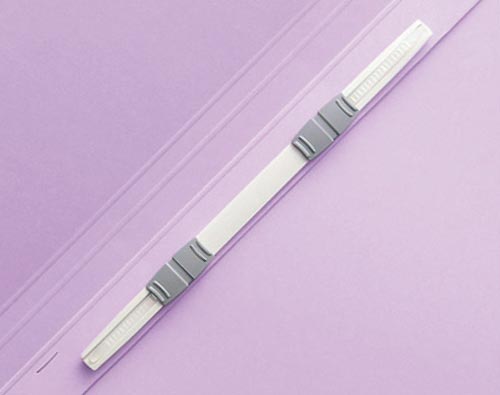 フラットファイル樹脂とじ具　Ａ４縦　青　１０冊