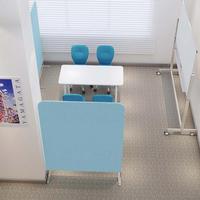 クロススクリーンパーテーション１２００ブルー