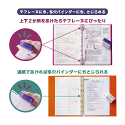 テフレ－ヌ　４穴ミニパンチ　シロ