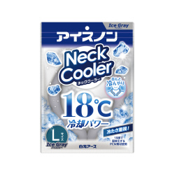 アイスノン　ネッククーラー　アイスグレー　Ｌサイズ
