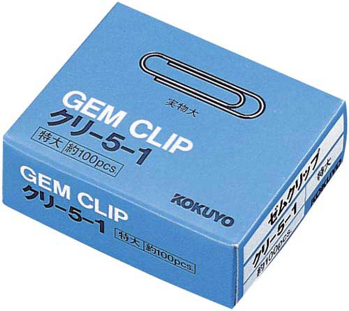 ゼムクリップ　特大　３４ｍｍ　約１００本入×２０