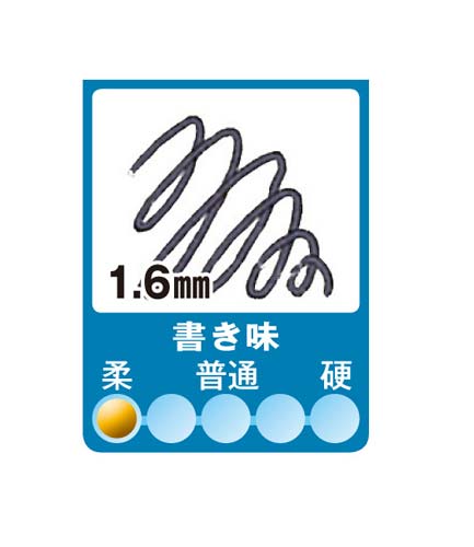 ノック式タプリクリップボールペン１．６ｍｍ黒１０本