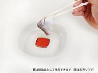 丼容器　Ｋランチ－８　本体耐熱赤黒　６００枚入