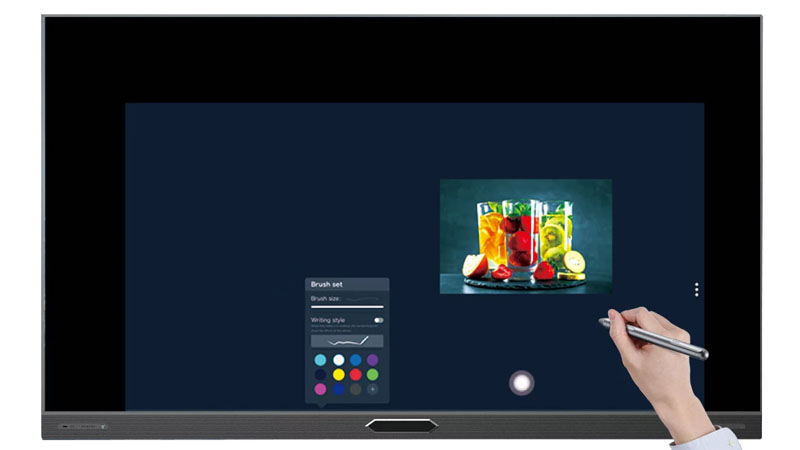 D-TOUCH LED 165型/1920×1080/HDMI、USB-B、USB2.0、USB3.0、3.5mm TRS/ブラック/スピーカー：あり
