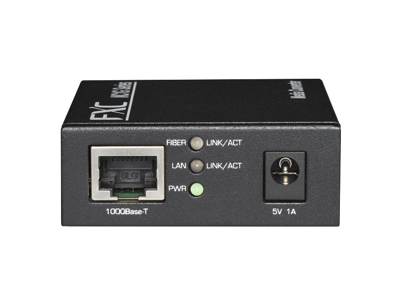 10/100/1000BASE-T to 1000BASE-X(1550nmTx/1310nmRx SMF SCコネクタ 15Km)1芯型メディアコンバータ