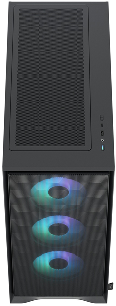 ミドルタワー型PCケース Pop 2 Air Black TG RGB