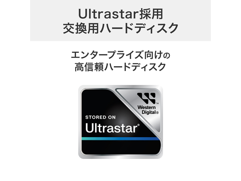 HDW-UTUシリーズ用交換ハードディスク 24TB