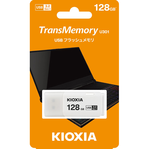 USBフラッシュメモリ TransMemory U301 ホワイト 128GB
