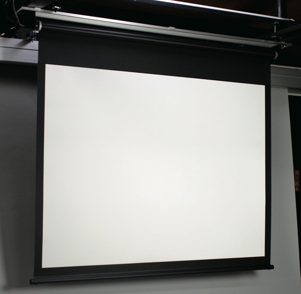 アルミ天板仕様スプリングローラースクリーン 幕面ホワイトマット仕様 80型NTSCサイズ
