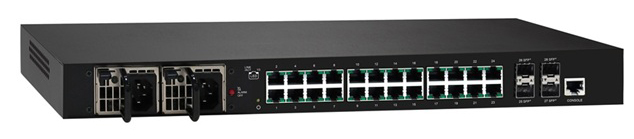 カナレ電気製 高精度時刻同期 PTP対応1GbE L2フルマネージドスイッチ