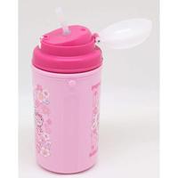 ストロー付き水筒　４５０ｍｌ　ハローキティ　さくら