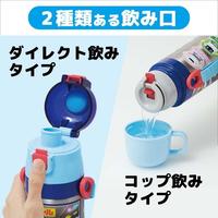 子供用　水筒　直飲み　コップ飲み　プラレール