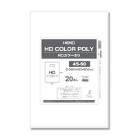 ＨＤカラーポリ４５－６０ホワイト表記入１０セット