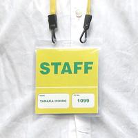 ＮＥＷフックストラップ名札２　イエロー　２０セット