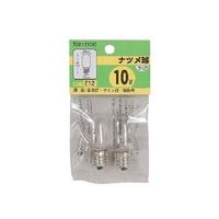 ナツメ球１０Ｗクリア２個入り