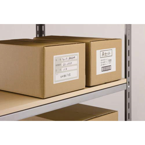 強粘着　紙ラベル　兼用　Ａ４　４面　１８枚