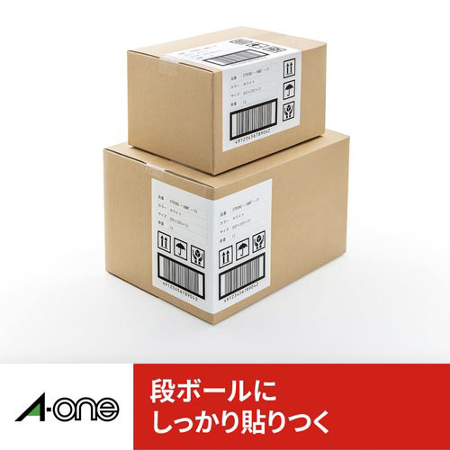 強粘着　紙ラベル　兼用Ａ４　１０面四辺余白１００枚