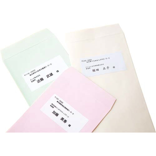 紙ラベル　レーザー用　Ａ４　１２面四辺余白１００枚