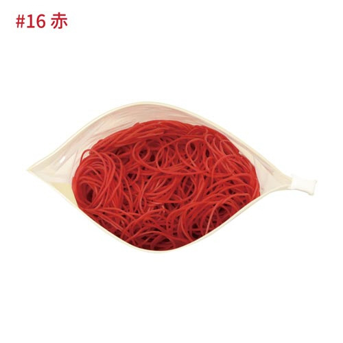 わごむわゴム輪ゴム　＃１６赤色５００ｇスライダー袋