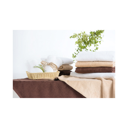 業務用スレン染め　大判バスタオル　ブラウン　１枚