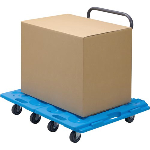 荷物の量でサイズチェンジ！連結静音樹脂台車