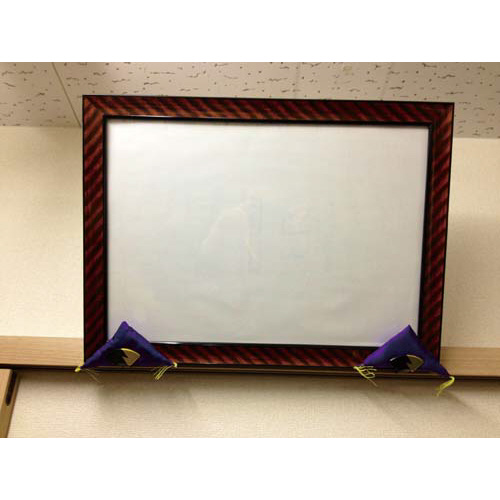 額フトン　大　紫色　１組（２個入）