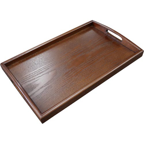 長手盆　ブラウン　大