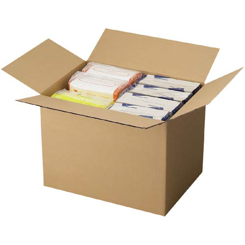 無地ダンボール厚手　Ｎｏ．５－２（底面３Ｌ）１０枚