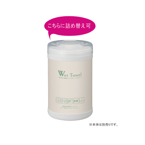 残りが見えるウェット　ノンアル詰替１１０枚×４