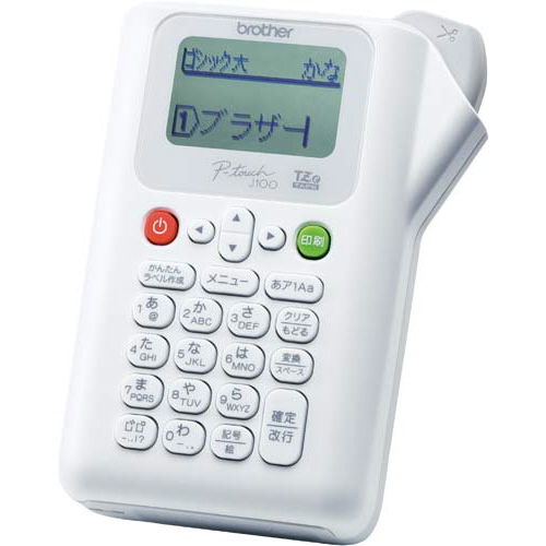ラベルライター　ピータッチ　ＰＴ－Ｊ１００Ｗ
