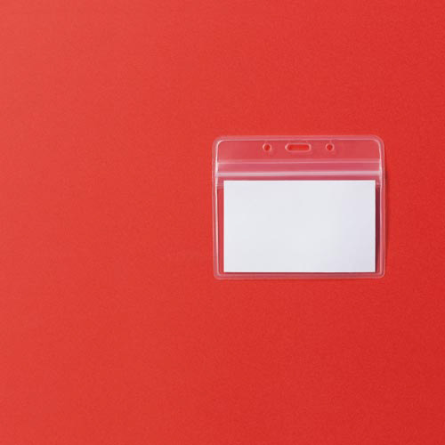 ソフト名札ケース（名刺サイズ防水）５０枚