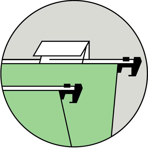 ハンギングフォルダー　ＨＦ見出し　２０個入