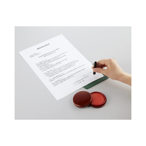 速乾朱肉エコノミータイプ５０号　印面直径５５ｍｍ