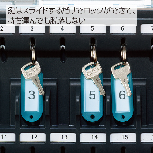 キーファイル　ＫＥＹＳＹＳ１８個吊　Ａ４ツイン透明