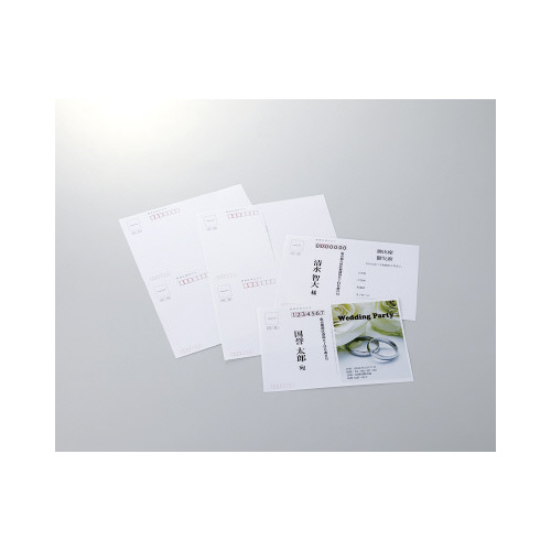 往復はがき用紙　カラー共用紙　５０枚