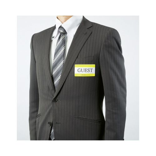 １片ずつ切り離せる　衣服用名札ラベル（Ａ４）